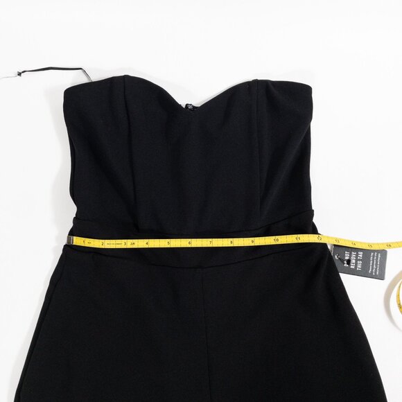 Express Black Strapless Romper Size 0 XXS Club Wear - Picture 5 of 8
